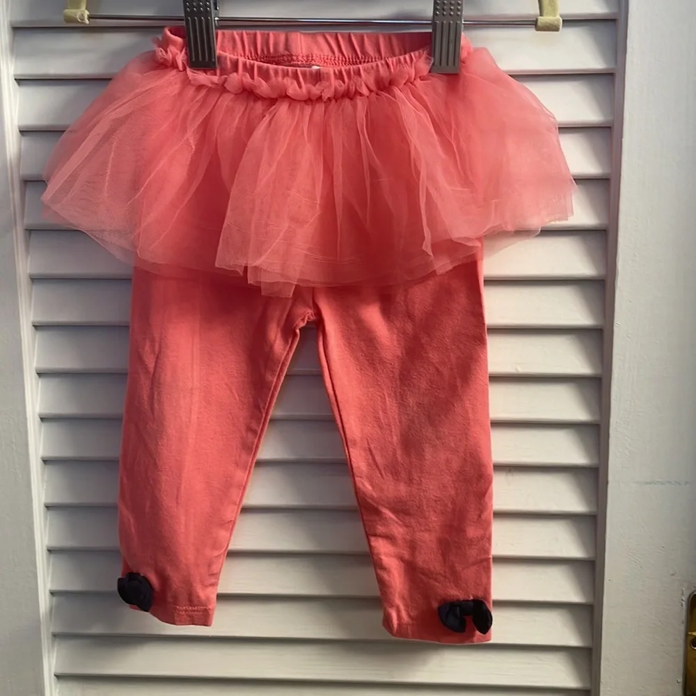 Petit Lem Size 12M Tutu Pants & Matching Shirt Set.EUC-See pics some tulle pulls - Picture 4 of 10